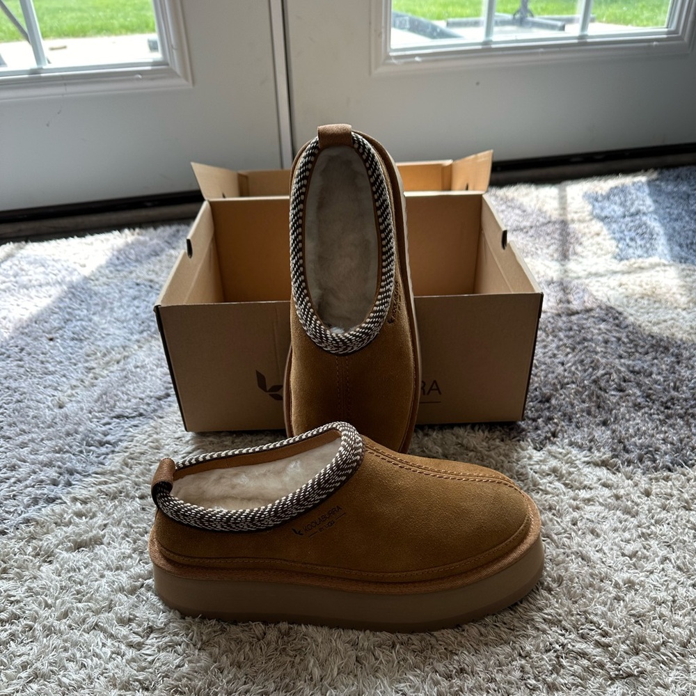 Kookaburra by UGG Women’s Buree Platform Slippers in Chestnut